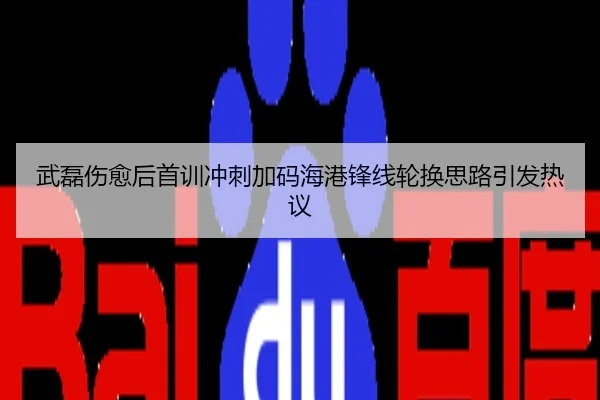 武磊伤愈后首训冲刺加码海港锋线轮换思路引发热议